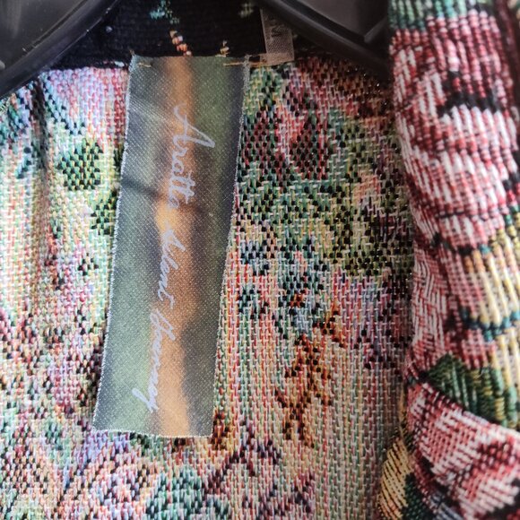 ARATTA BROCADE FLORAL SPRING COAT GORGEOUS - Picture 5 of 7